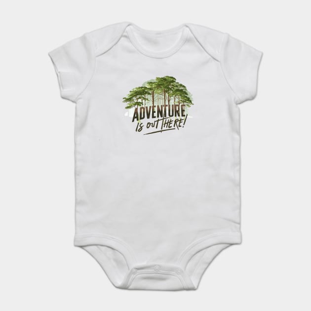 Adventure is out there Baby Bodysuit by Vinokurio